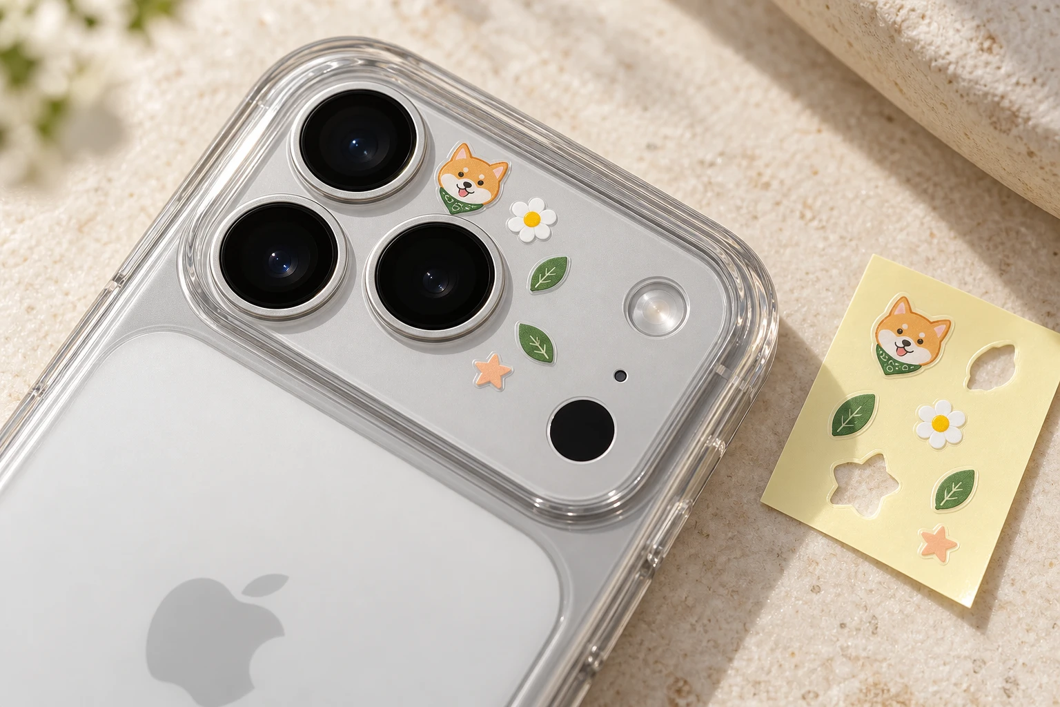 ดวงเล็กระหว่างกล้องกับแฟลชบนเคส iPhone 17 Pro Max